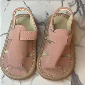 BRAND NEW BLUSH PINK SANDALS-FOR BABYGIRL